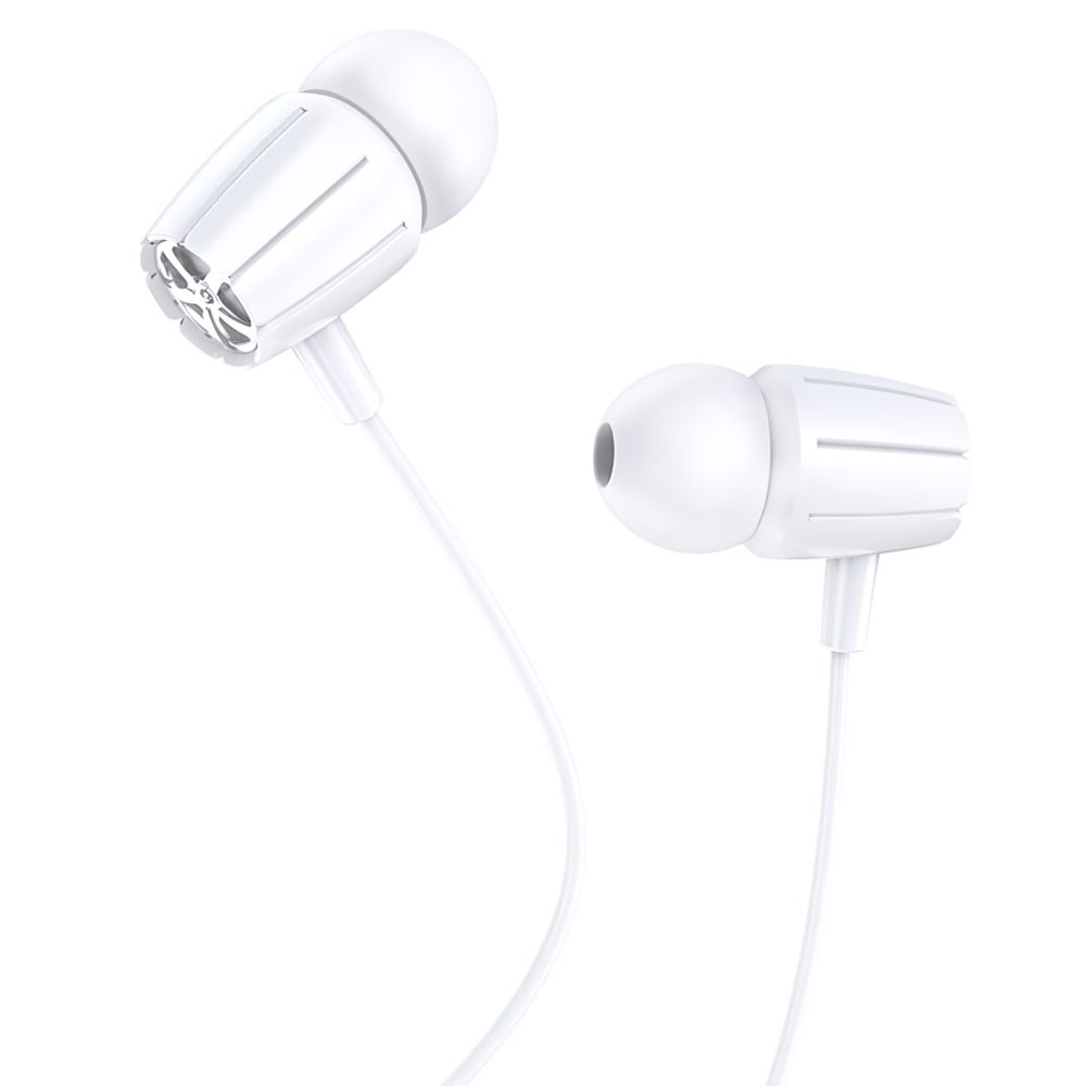Гарнитура HOCO M88, вакуумные, разъем Jack, кабель 1.2 м White