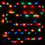 Гирлянда для дома MINI 13м 260 ламп, 8 реж, зеленый провод IP-20, Мультицвет