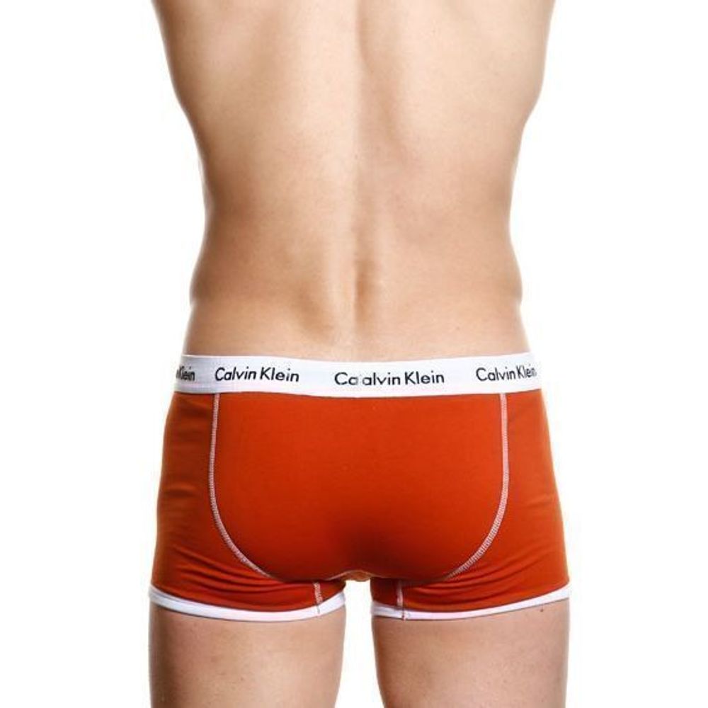 Мужские трусы боксеры ржаво-коричневые Calvin Klein 365 Trunks Rusty