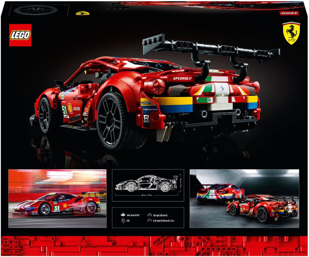 Конструктор LEGO Technic 42125 Ferrari 488 GTE &quot;AF Corse #51&quot;