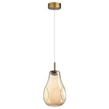 Подвесной светильник 4W 4000K 5098/4L античная бронза/янтарный Pendant Nave Odeon Light