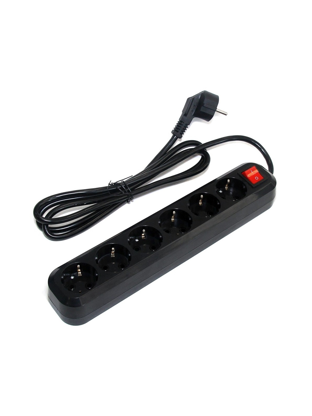 5bites SP6B-350 Сетевой фильтр 6S / 3*1.5MM2 / 16A / ABS / 5M / BLACK