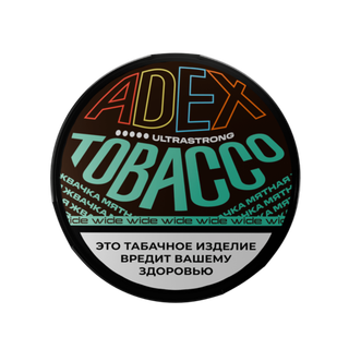 Жевательный табак Adex UltraStrong Wide - Мятная Жвачка 12г