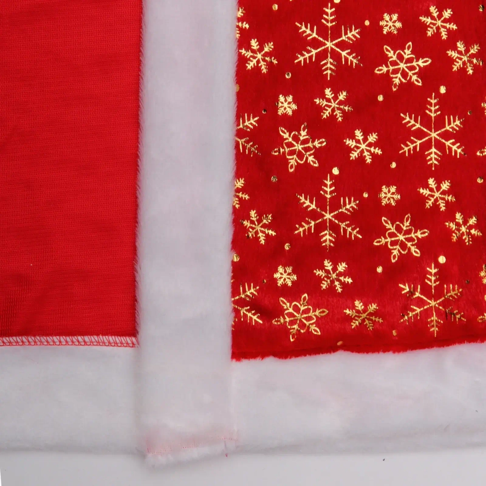 Костюм карнавальный «Дедушка Мороз», Красный (пальто, ремень, шапка, борода) р-р M