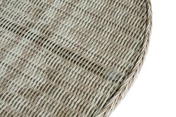 "Эспрессо" плетеный круглый стол, диаметр 118 см, цвет бежевый