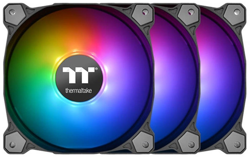 Система охлаждения Thermaltake Pure Plus 12 RGB Radiator Fan TT Premium Edition (3-Fan Pack)