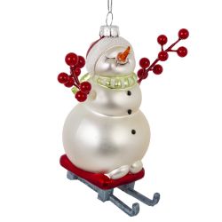 GAEM Украшение новогоднее "Снеговик", L11 W8 H14 см