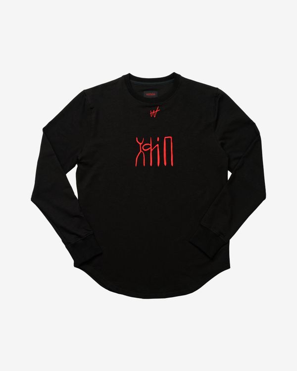 Лонгслив Hype Черный - фото 1