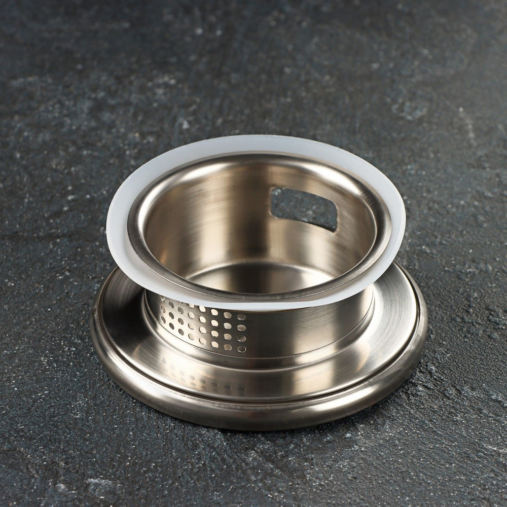 Крышка для ёмкостей Доляна, d=7 см, нержавеющая сталь (Цвет: не задано)