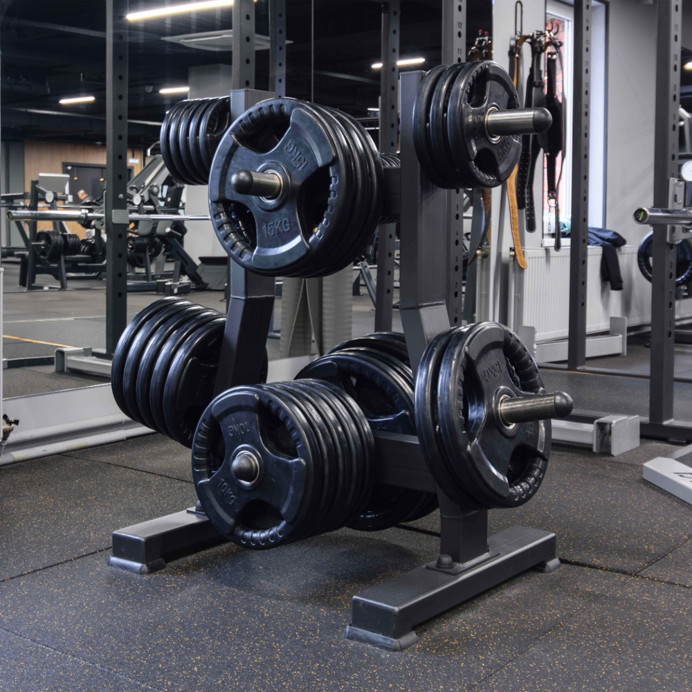 Диск обрезиненный 3 HANDLE черный D51 мм PROFI-FIT  2,5 кг