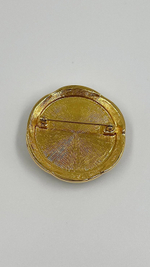Брошь Limoges с кристаллами