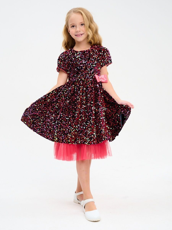 Платье Barbie с пайетками на Новый год