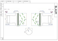PCD фреза D.125x56x30+DKN Z=3+3 H=3 SYMM 2 шт. для Filato, KDT, Homag, Biesse
