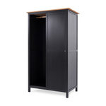 Шкаф Хемнэс Hemnes/Кымор, 120х197х59 см, черный/светло-коричневый