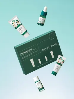 ROUND LAB Набор миниатюр с экстрактами сосны и центеллы Pine Calming Cica Trial Kit