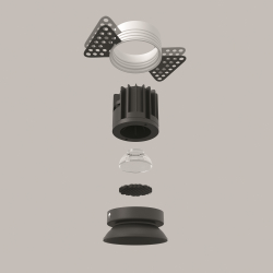 Встраиваемый светильник Technical DL058-7W3K-TRS-B