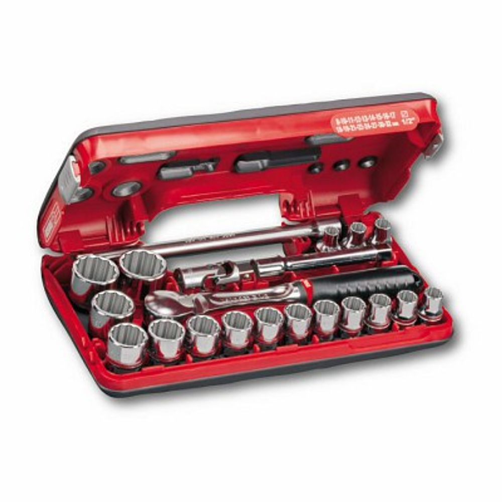 609 1/2 B Набор многогранных головок и принадлежностей (21 предметов), USAG (Италия)