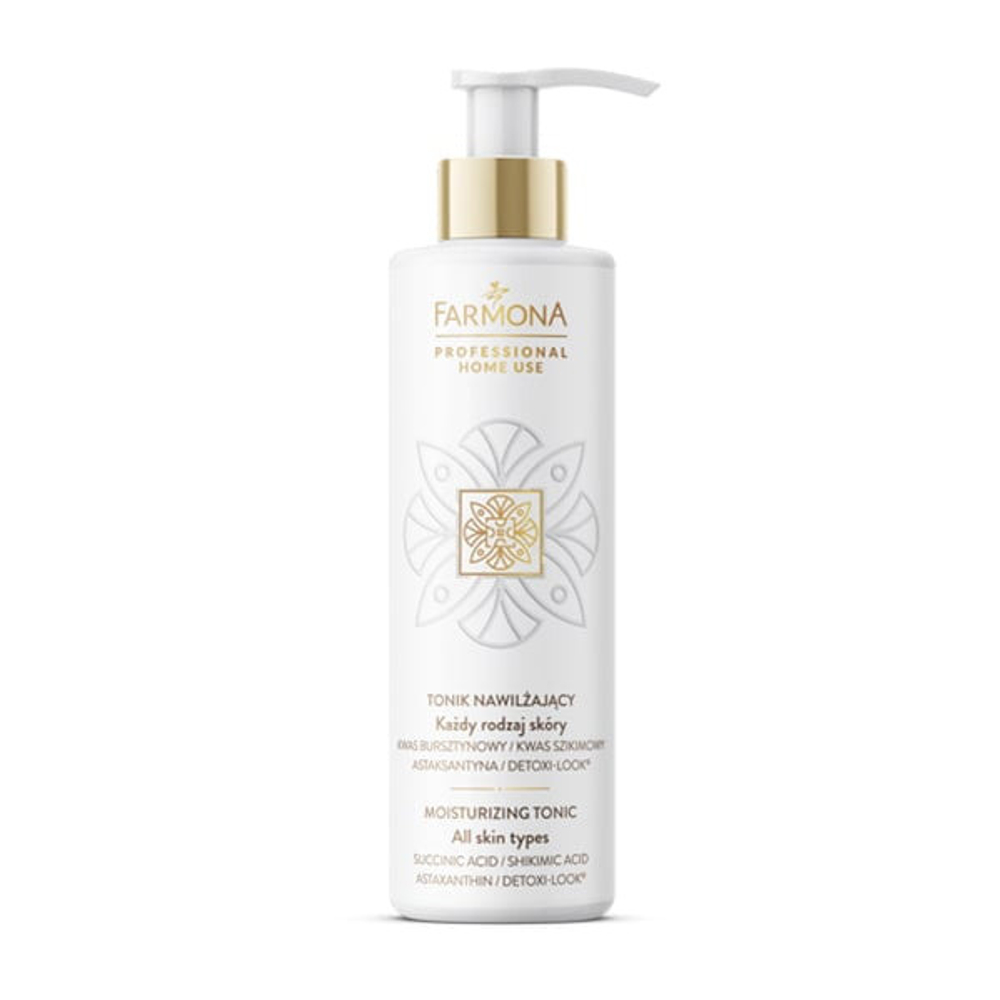 Увлажняющий тонизирующий тоник для всех типов кожи Farmona Professional Home Use Moisturising Face Toner for All Skin Types 280мл