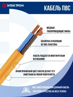 Удлинитель 30 метров силовой ПВС 2х1,5 в бухте 1 розетка (б/з), уличный для электроинструмента, строительных и ремонтных работ