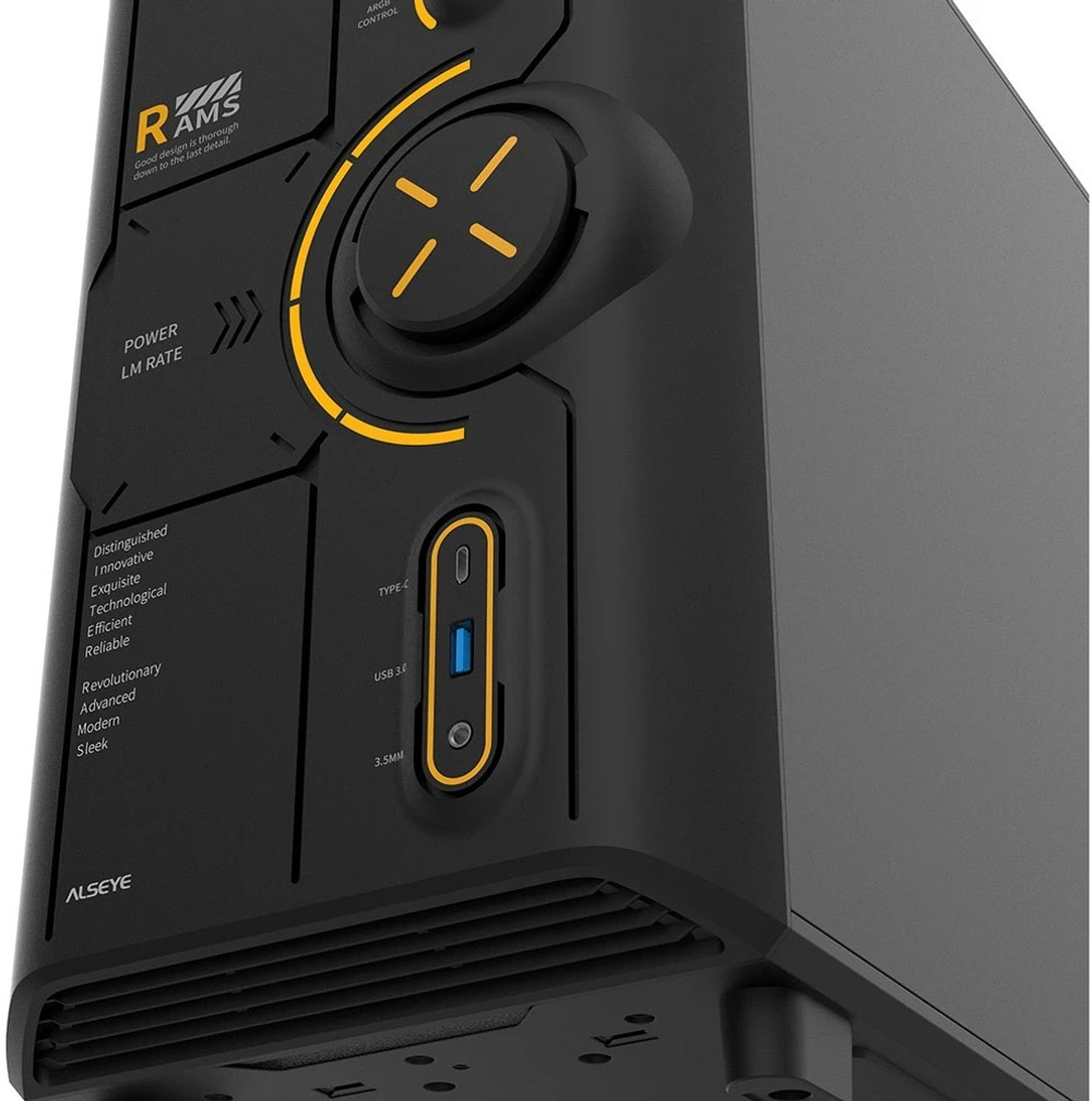Корпус mATX ALSEYE RAMS 2.0 240-B