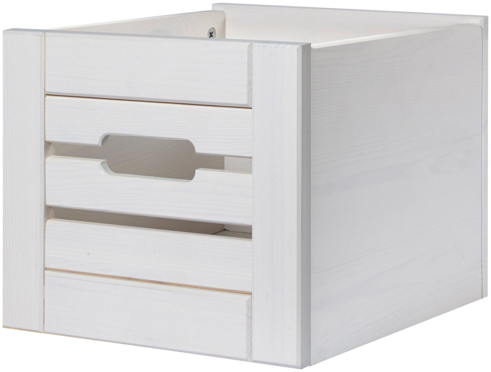 Ящик для игрушек, книг, для шкафа хранения одежды, для ванной, массив сосны 2 шт