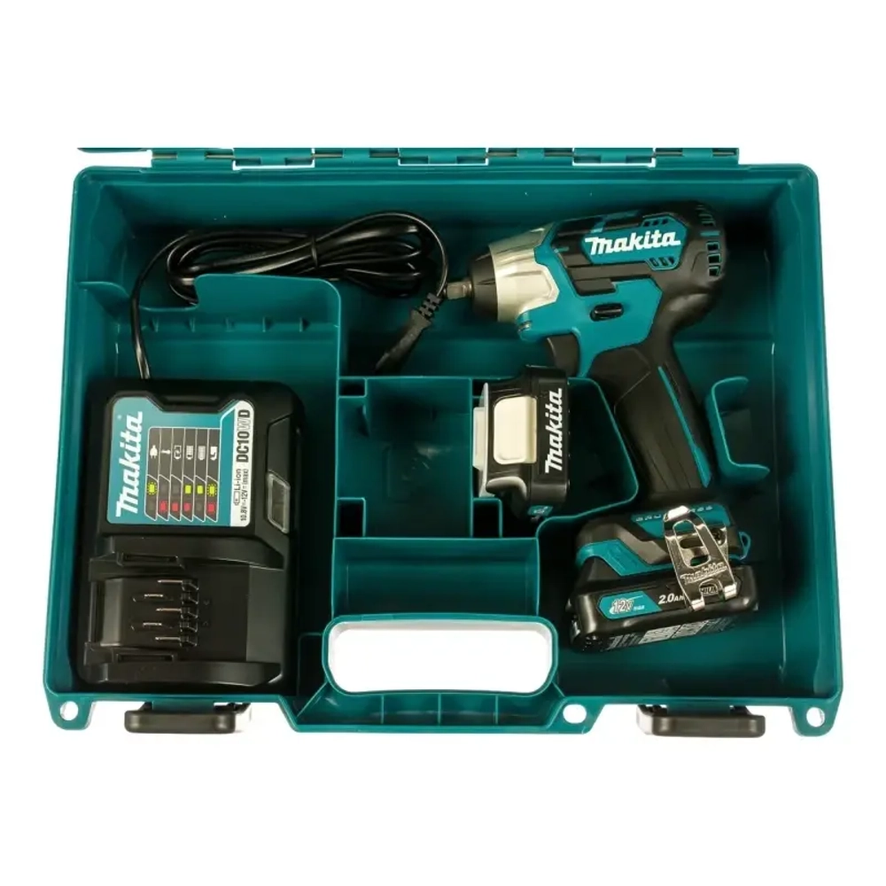Makita TW160DWAE гайковерт аккумуляторный ударный (2 x 2 Ач, ЗУ)