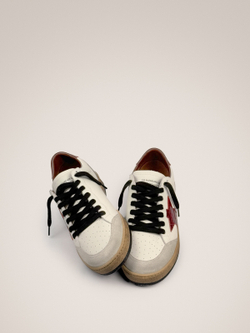 Men’s Ball Star in nappa with star and nappa heel tab croc-print
