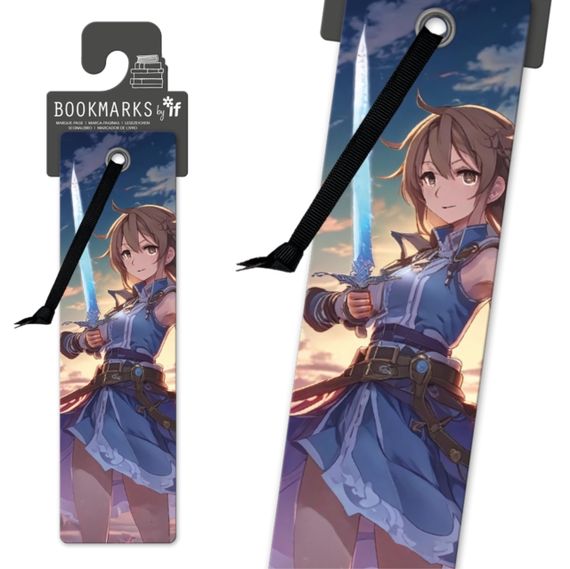 Əlfəcin \ Закладка \ Manga Bookmarks - Girl Warrior