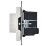 BRITE Термостат электронный с индикацией ТС10-1-БрЖ жемчуг IEK