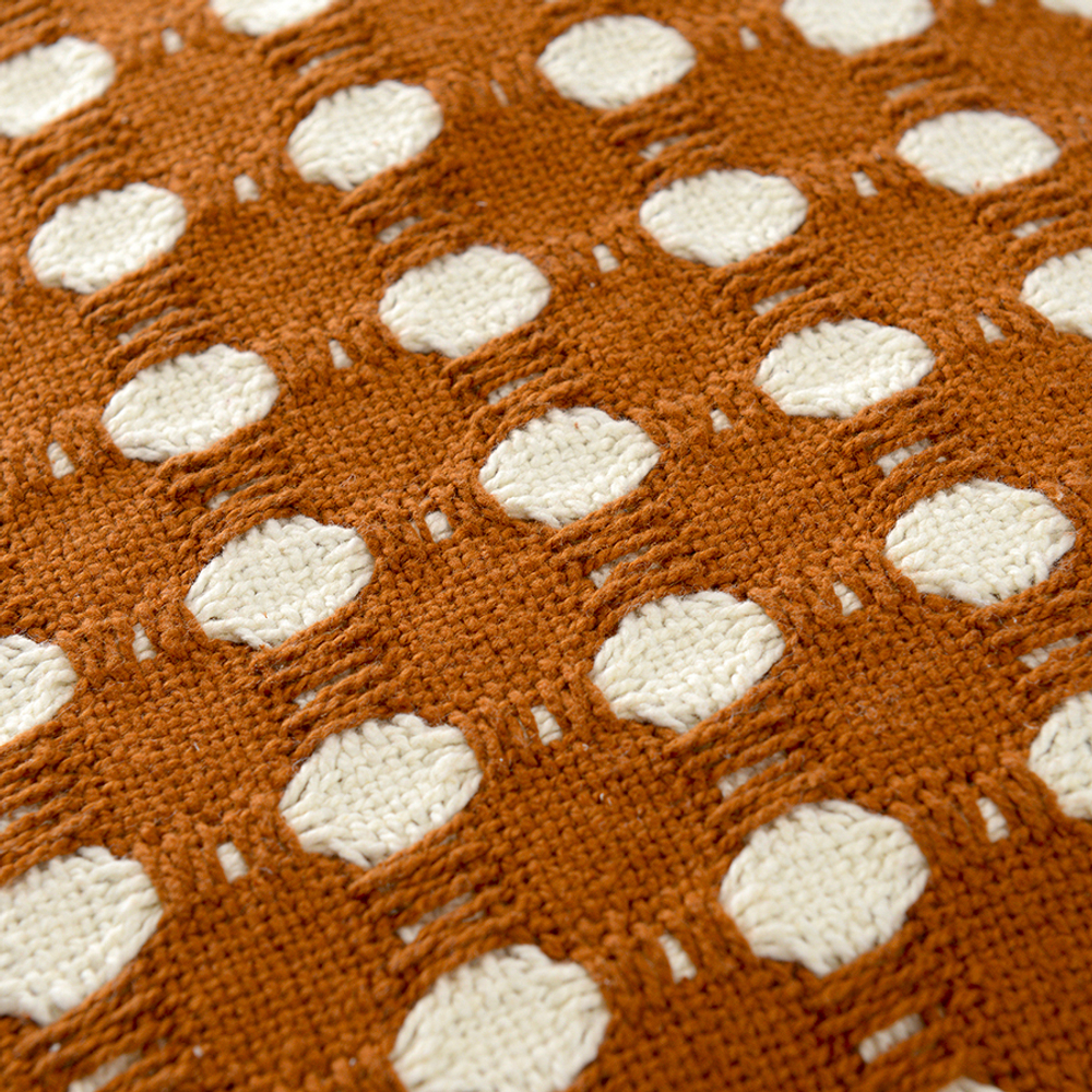 Чехол на подушку из хлопка polka dots карамельного цвета из коллекции essential, 40x60 см