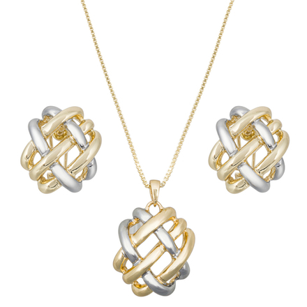 Комплект Fiore Luna, колье и серьги SG205896E-001 G