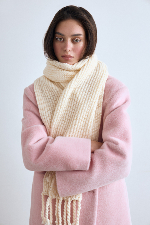 Шарф с бахромой