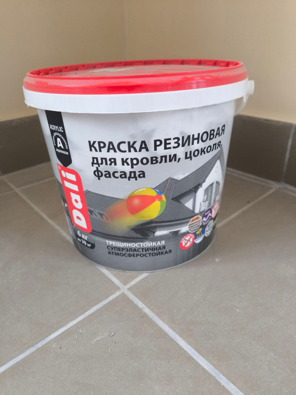 Краска резиновая DALI база С (бесцветная) 3.0 кг