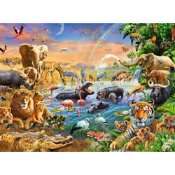 Puzzle XXL Колодец в джунглях 100 шт. 129102