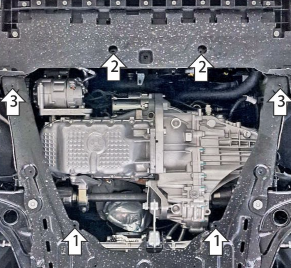 Защита для Lada Iskra (2025-) АвтоСтандарт.52101