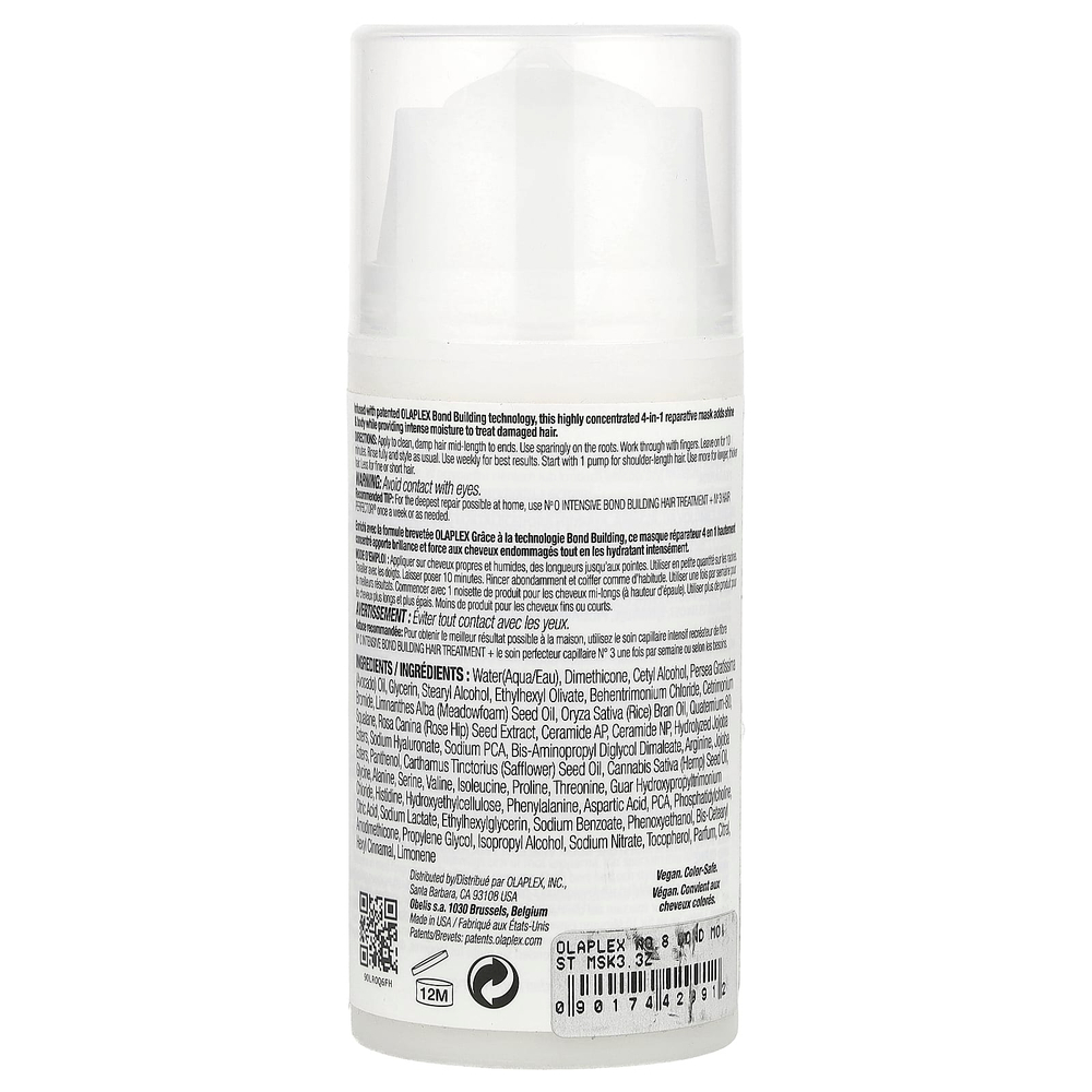 Olaplex, № 8 Bond Intense Moisture Mask, 100 мл (3,3 жидк. унц.)