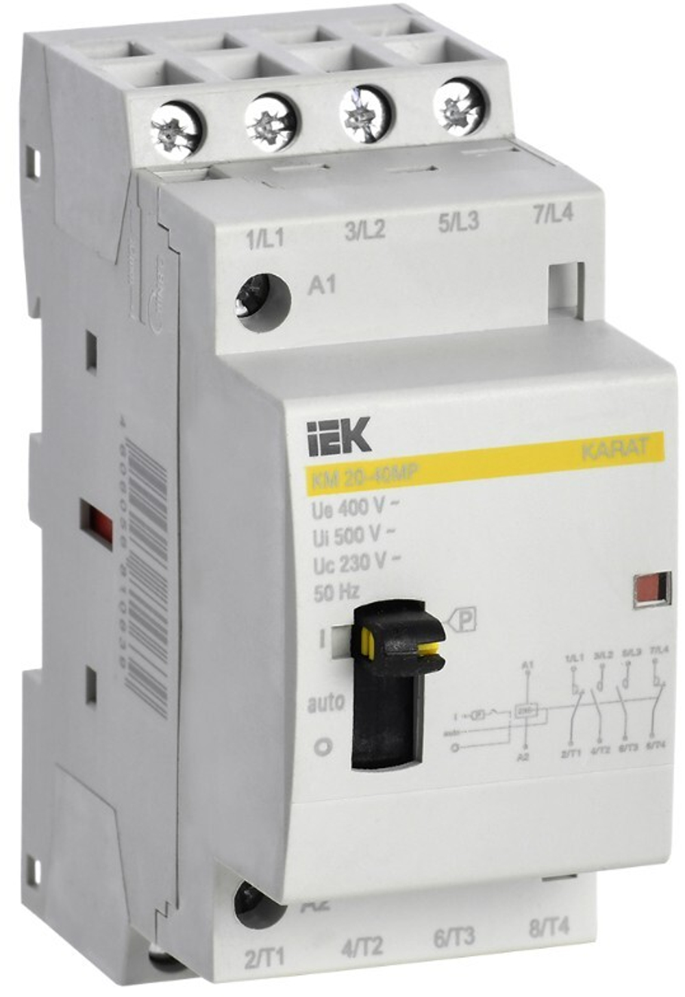 Контактор модульный IEK MKK12-20-40