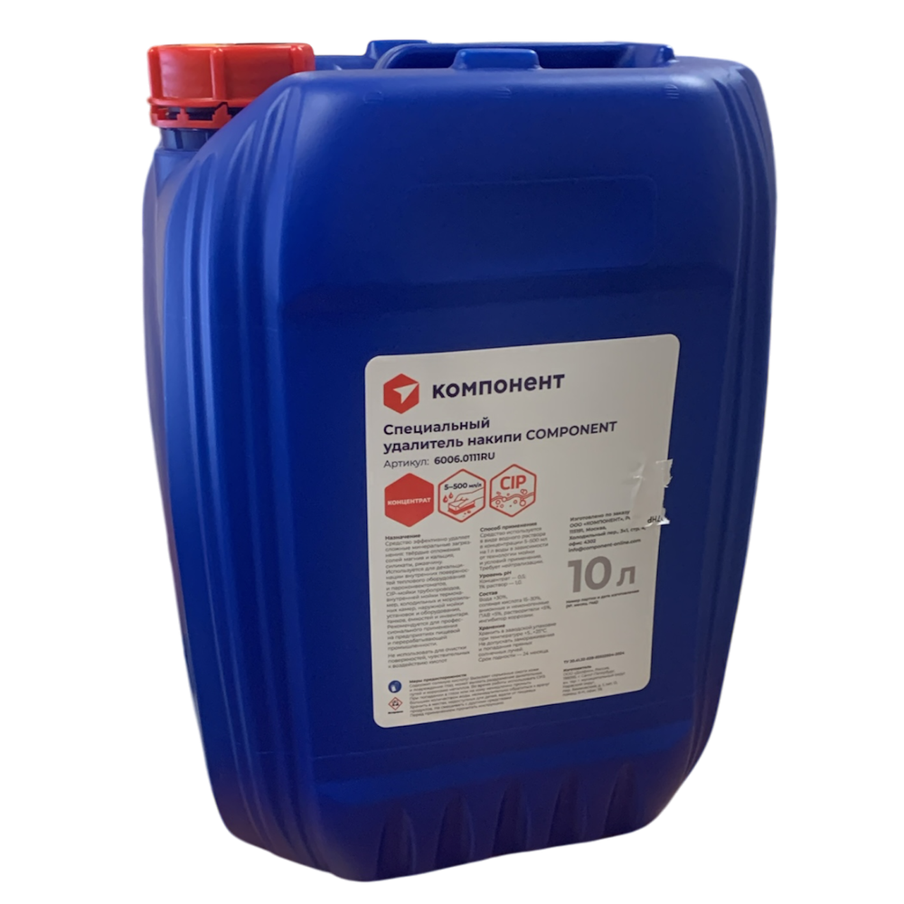 6006.0111RU COMPONENT Специальный удалитель накипи, канистра 10 литров.