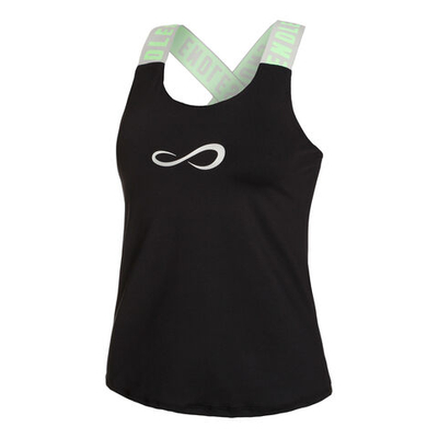 Женская теннисная майка Endless Iconic Tank Top Women - Black, Light Green