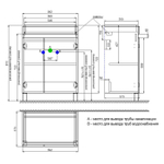 Тумба с умывальником напольная с дверцами IDDIS Zodiac, белая, 60 см, ZOD6CDFi95K