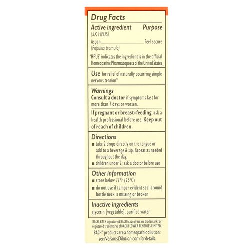 Bach, Original Flower Remedies, осиная смесь, 10 мл (0,35 жидк. унции)