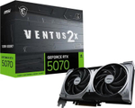 Видеокарта MSI NVIDIA  GeForce RTX 5070 RTX 5070 12G VENTUS 2X 12ГБ Ventus 2X, GDDR7, Ret