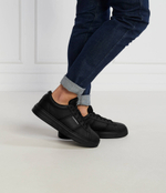 Кожаные кроссовки Emporio Armani - черный(X4X570 XN840)