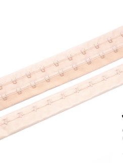 Крючки/петли на ленте, двухрядные, Arta-F, телесный 126