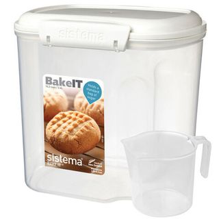 Контейнер пищевой с мерным стаканом Sistema &quot;BAKE-IT&quot; 2,4 л