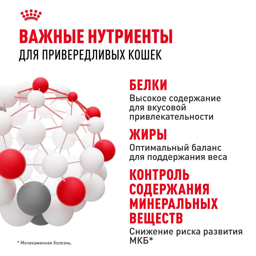 Royal Canin Protein Exigent Корм сухой сбалансированный для привередливых взрослых кошек 4 кг