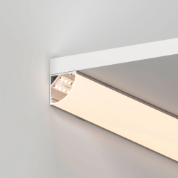 Профиль с экраном SL-KANT-H30-2000 ANOD+OPAL (Arlight, Алюминий) 036846