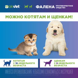 Раствор для инъекций для предотвращения рвоты различного генеза у кошек и собак Фалена (Okvet), 10мл Маропитант