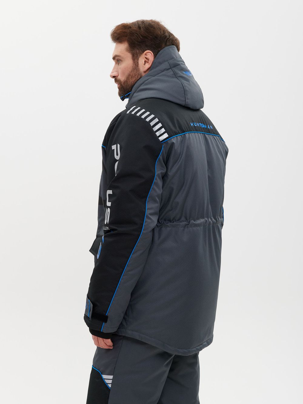 Костюм зимний Полюс LUX V-2 ткань Cell цвет Серый/Черный