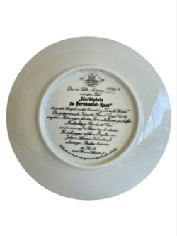 Тарелка декоративная "Рыночная площадь" Германия